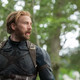 Chris Evans as Captain America.
